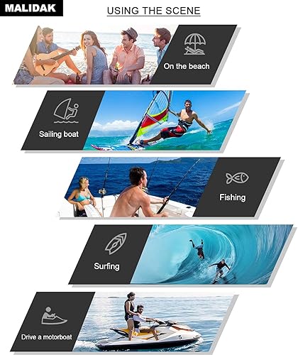 Miniatura 5 de MALIDAK Gafas de sol deportivas flotantes para hombres y mujeres, gafas de natación polarizadas