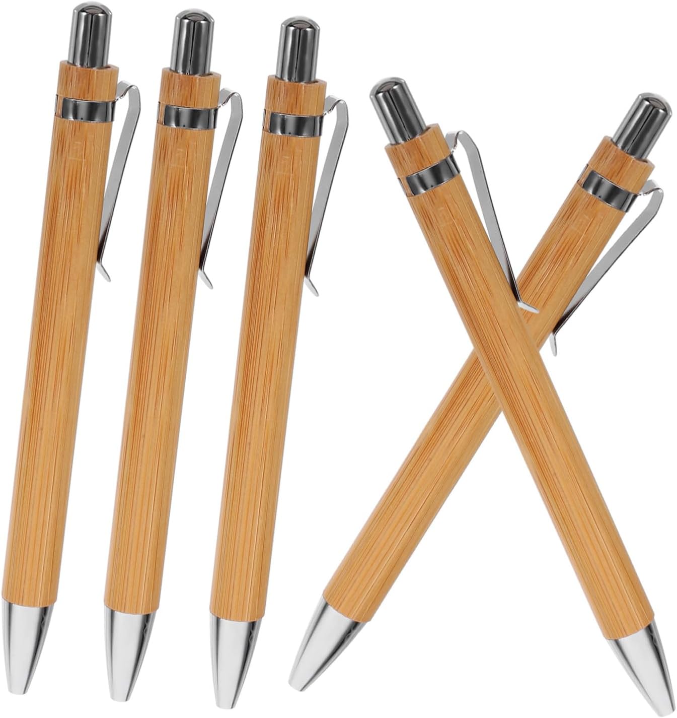 Angoily 5pcs Retractable Ballpoint Pens Elegant Writing Pens for Office and School Smooth Ink Delicate Design for Daily Use and Special Occasions