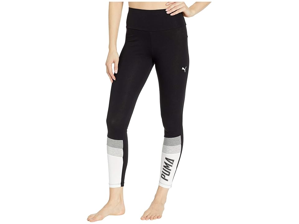 

PUMA Athletics Graphic Leggings (Cotton Black) Women's Clothing