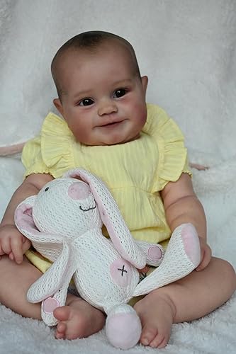 Miniatura 2 de RXDOLL Muñecas de bebé Reborn realistas de 24 pulgadas, muñeca realista recién nacida, muñeca de tela, muñeca Reborn de la vida real, muñecas Bebe