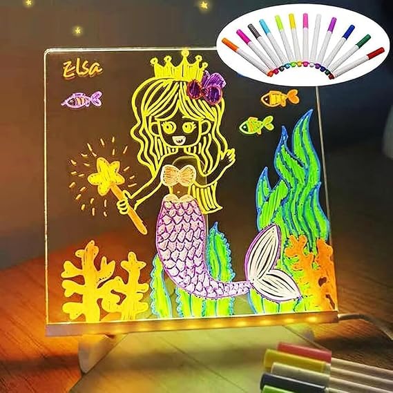 Lumiboard LED Drawing Board, Includes Adapter, Led Drawing Board for Kids with Invisible Stand