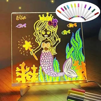 Lumiboard LED Drawing Board, Includes Adapter, Led Drawing Board for Kids with Invisible Stand