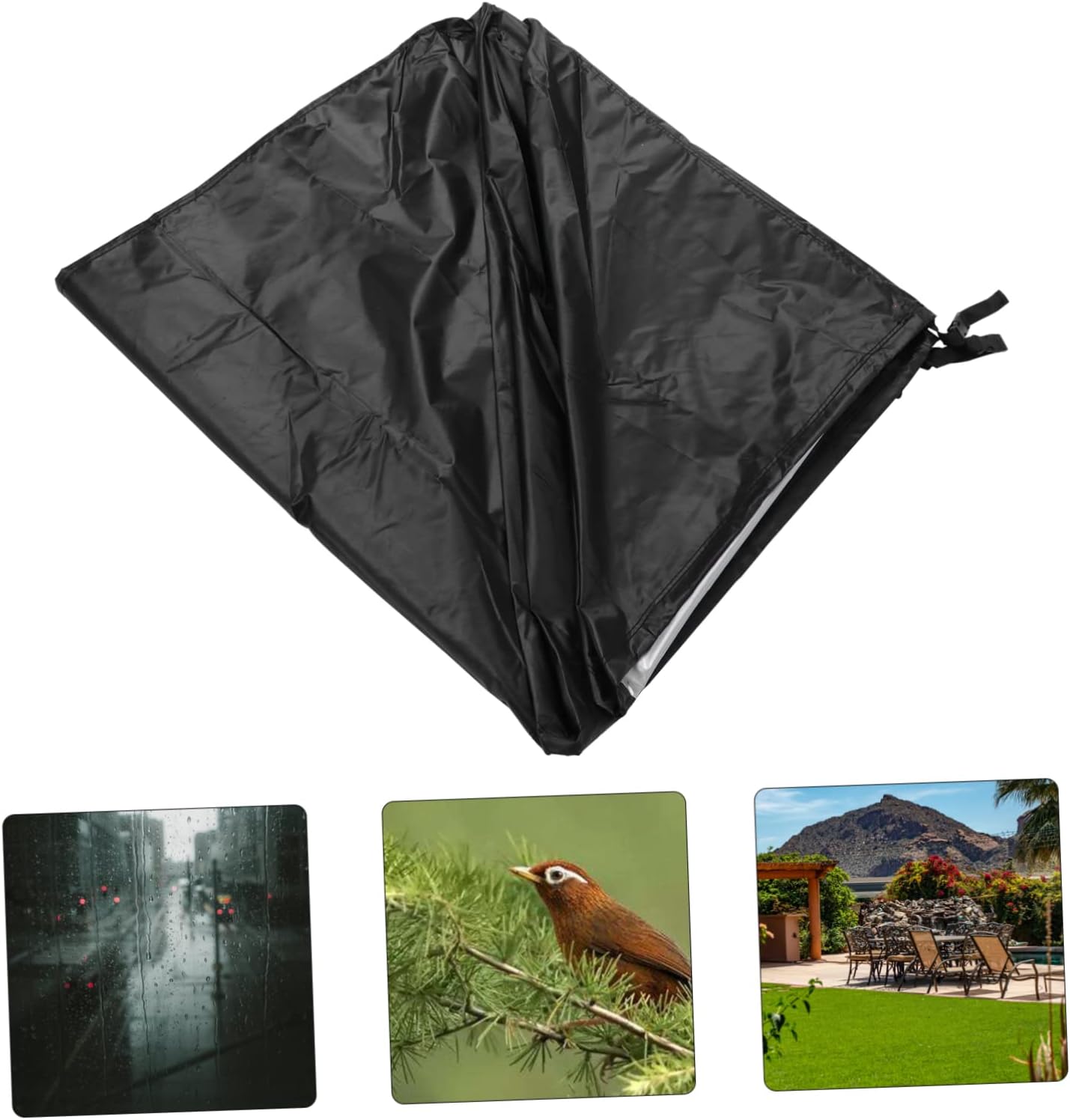 Outdoor Garden Furniture Cover Heavy-Duty Table for Patio Oxford Buckles Weather-Resistant for Outdoor Use