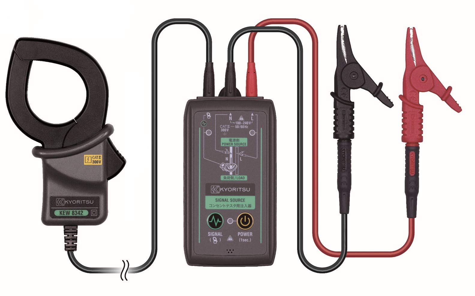 コンセントテスター Amazon.co.jp: KYORITSU KEW 8342 Injector for Outlet Testers