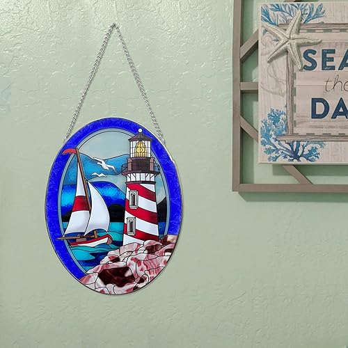 Miniatura 9 de Colgantes de ventana de cristal de colibrí, atrapasoles para ventana, colibrí y flores, adorno colgante de panel de vidrieras, decoración del hogar