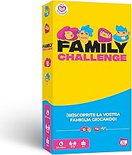 Family Challenge - Giochi di Società per famiglie - Domande divertenti e sfide per bambini e adulti - Gioco da tavolo - Gioco di Carte 8+ Anni - Italiano