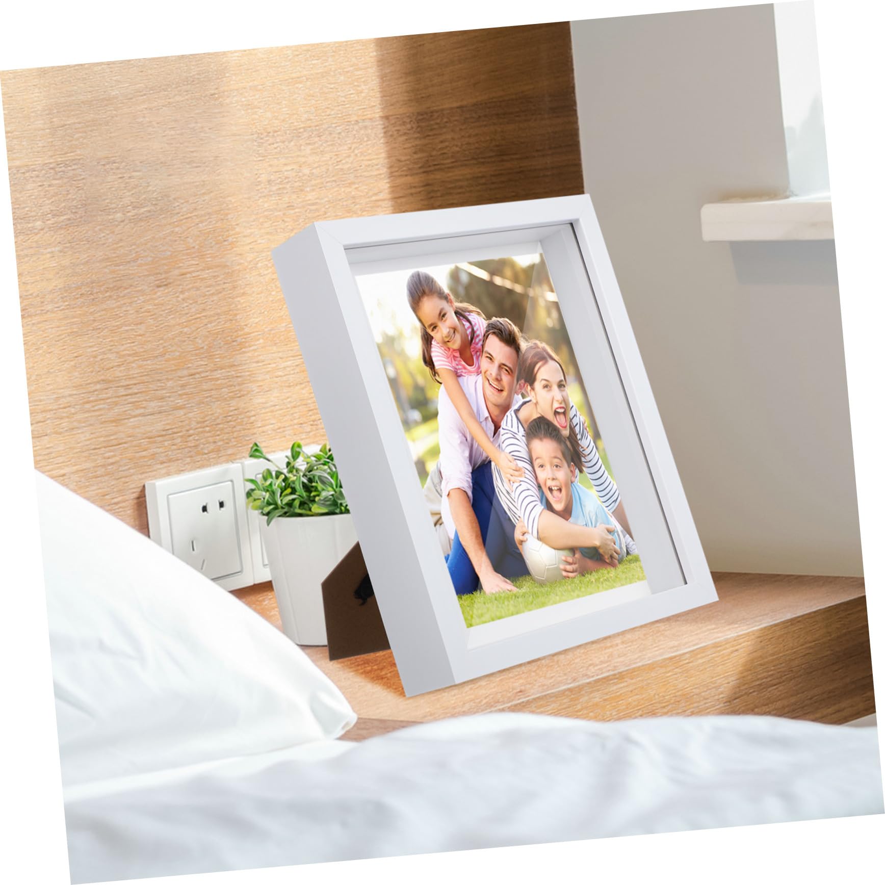 TOYANDONA 2 STK. Holz Rahmen mit Hohlraum für Schmetterlingsfotos und Sammlerstücke Dekorativer Aufbewahrungsrahmen mit Desktop-Ständern für Hochzeits Erinnerungen und Auszeichnungen