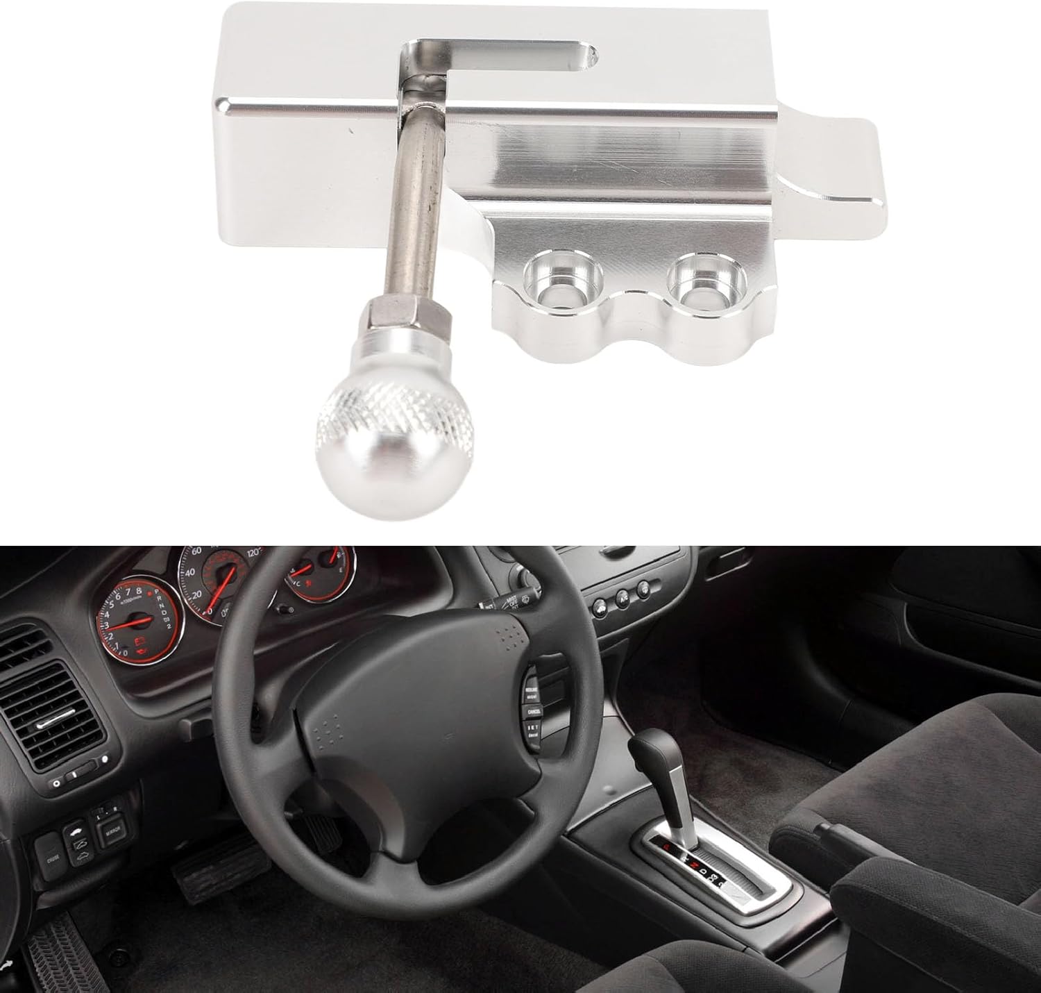 Gear Shift Box Lockout: Metal 1St 2Nd Gear Locking Enhanced Safety Shift Box Lockout Replacement, Universal Compatible with H Onda C Ivic EM2 ES 2001-2005