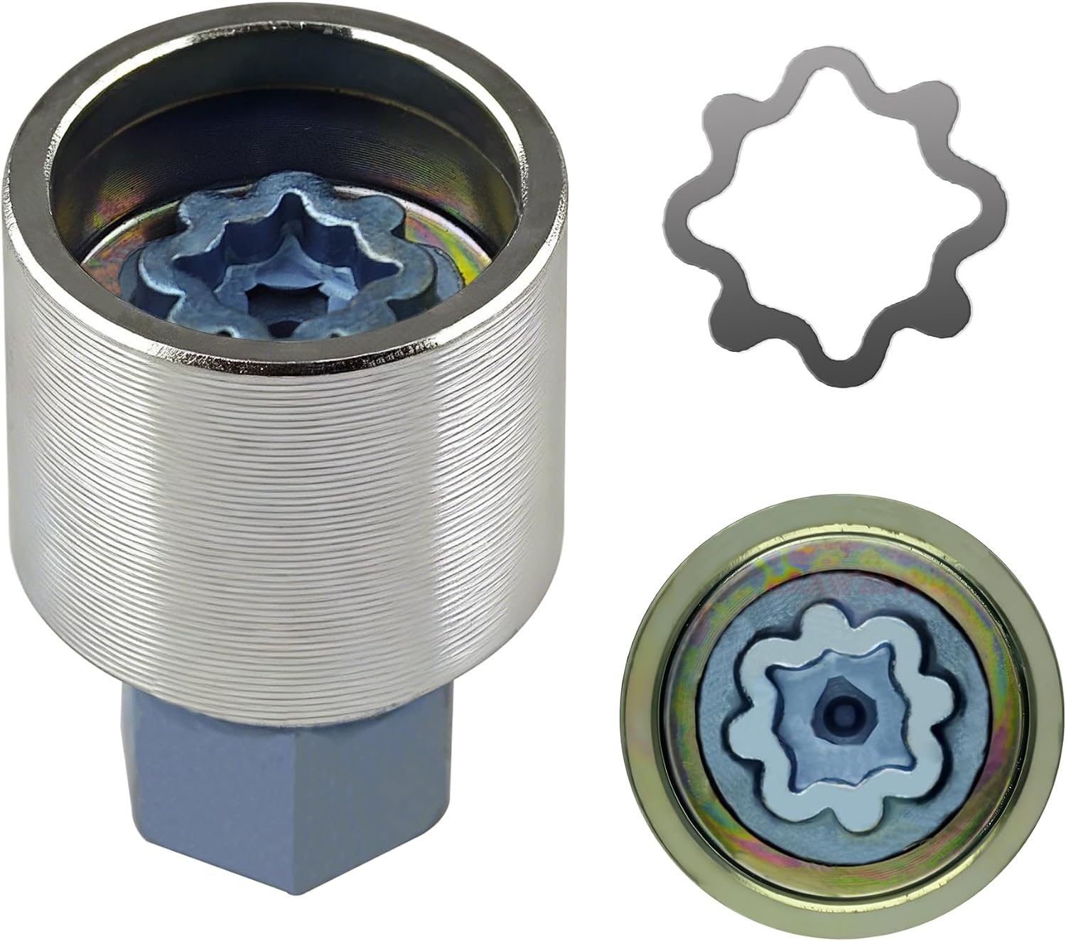 #T/817 for Audi Wheel Locking nut Key Compatible with Audi A3 A4 A5 A6 A8 Q3 Q5 Q7 Wheel Lock Key,Anti-Theft Lug Nut Removal Tool