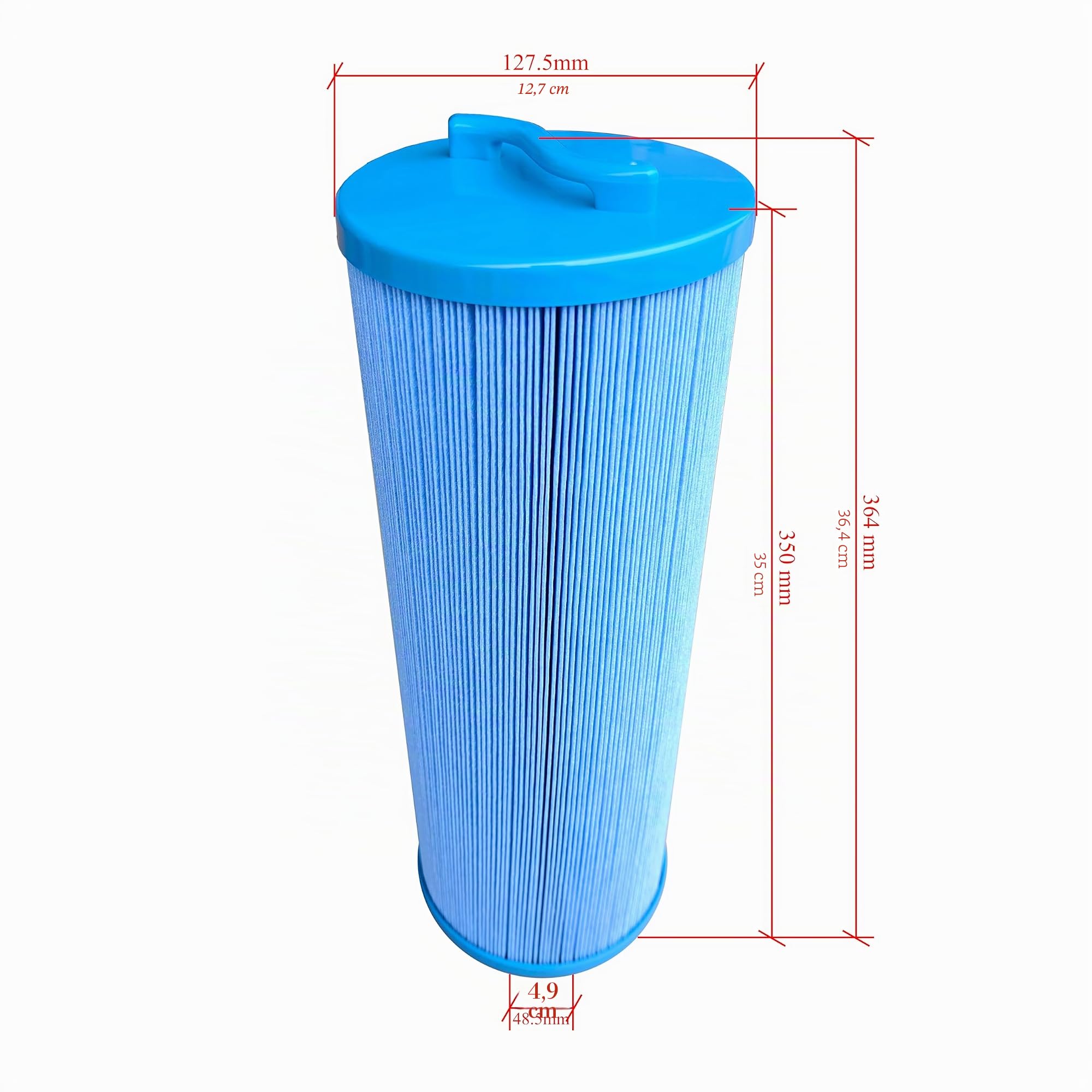 Malaka FD2007K Filtre pour Spa Compatibles avec PWW50L 4CH-949 FC-0172 Cartouche Filtrante de Rechange pour Spa Piscine, Lot de 2