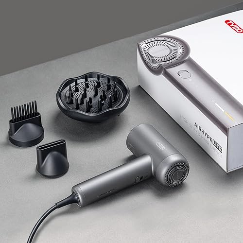 Miniatura 9 de TYMO Secador de pelo con difusor ajustable, secador iónico de alta velocidad, secado rápido y cero daños, secador de pelo de bajo ruido, 3