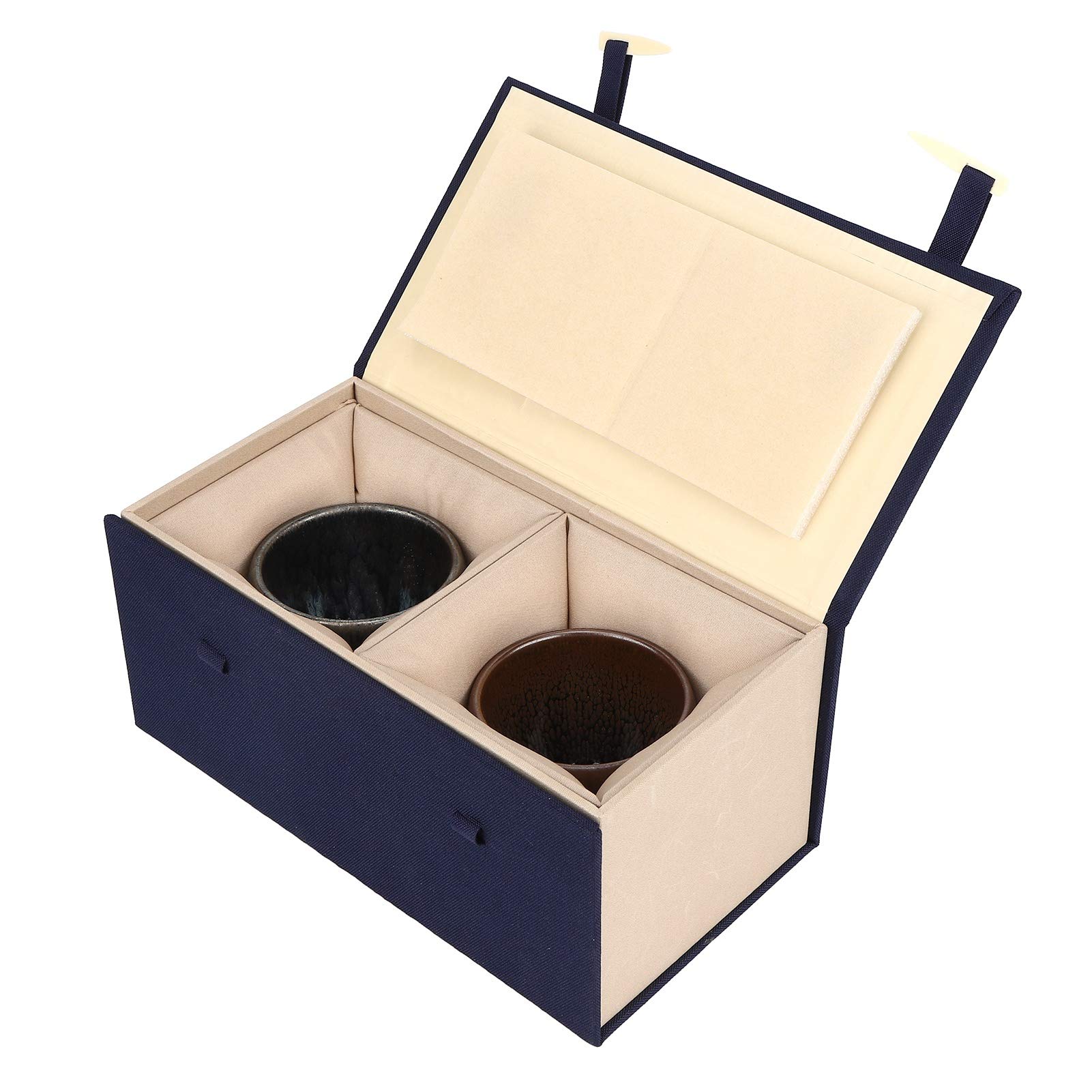 SEAFRONT Japanese Ceramic Tea Cup Set, 115ml