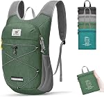 SKYSPER Sac à dos de randonnée pliable - 10L Petit sac à dos léger de voyage respirant pour hommes femmes
