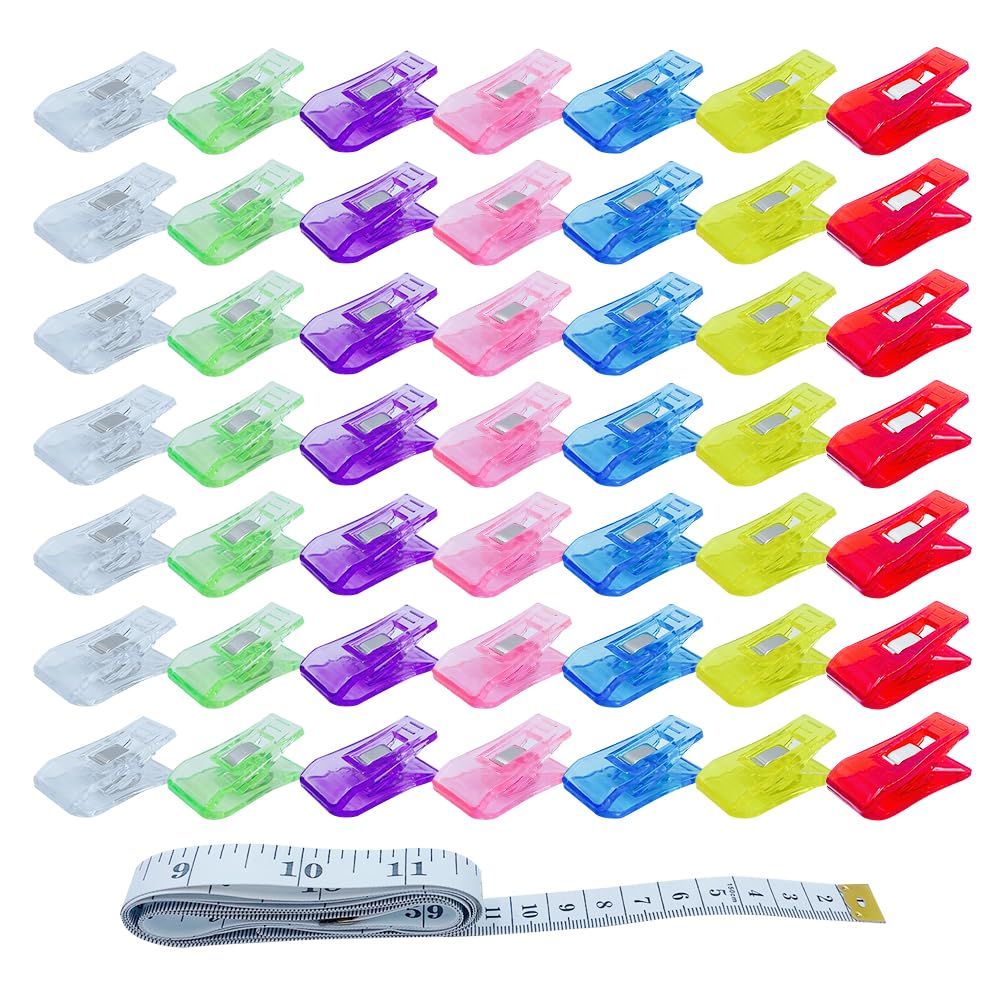 Clip Da Cucito Multiuso - 49 Pezzi Multicolore, Per Cucito, Uncinetto E Crafting - Foto 4