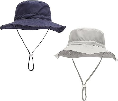 Miniatura 2 de Sombrero de sol para bebé, sombreros de verano para niños pequeños, UPF 50+, sombrero de cubo protector para niños, sombreros de playa para bebé