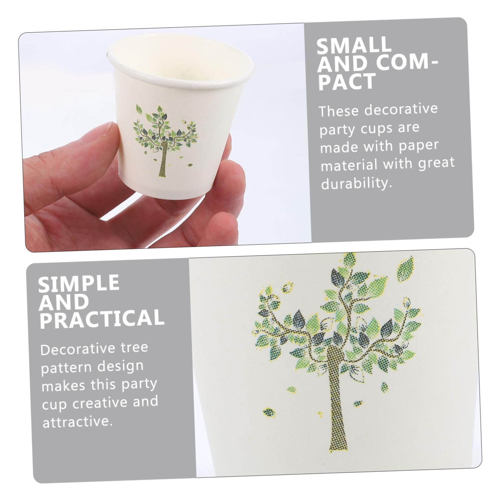 Mobestech Gobelets de Dégustation Jetables 500 Pièces 60ml en Papier