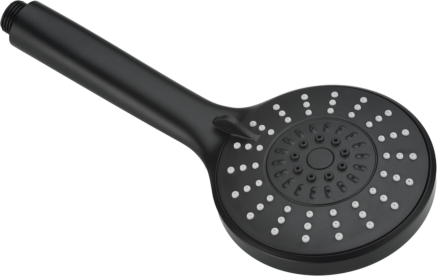 5 Spray Function Handheld Shower Head - High Pressure Bath Fixture, 4.4 Matte Black Finished