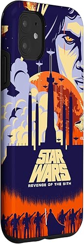 Miniatura 3 de iPhone 11 Star Wars Revenge of the Sith Illustrated Movie Poster Case