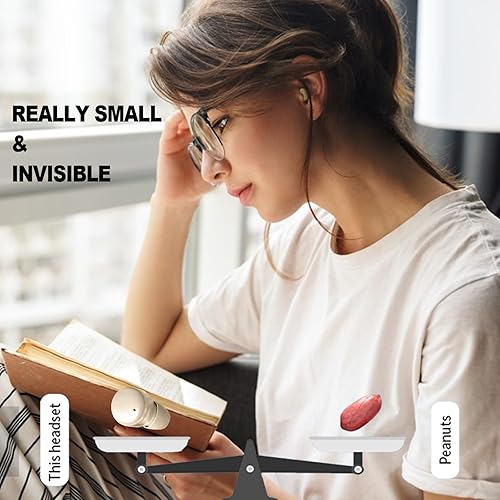 Miniatura 3 de Auriculares inalámbricos para dormir en el costado, inalámbricos, invisibles, pequeños, con Bluetooth, para dormir, con cancelación de ruido,