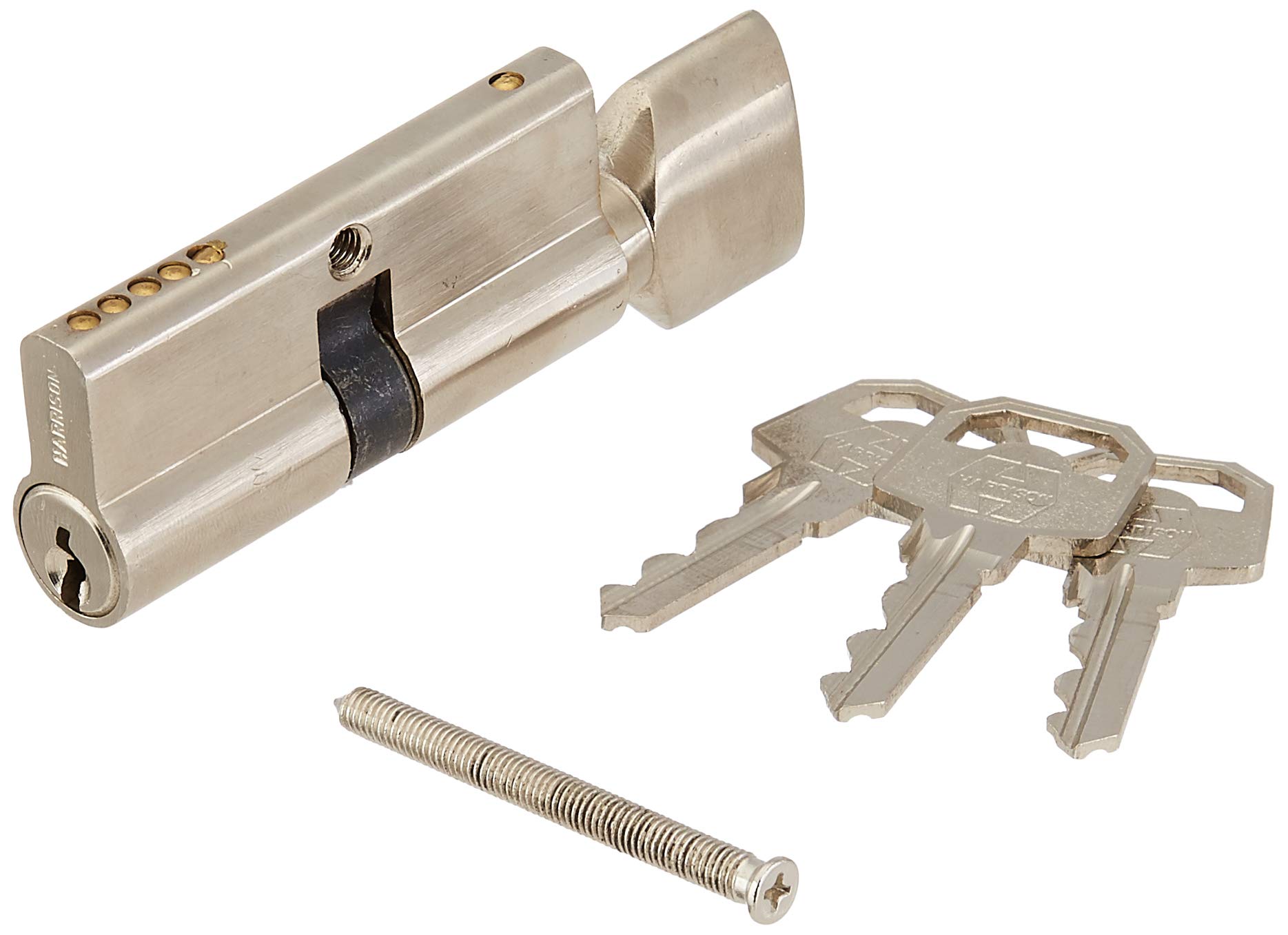 Harrison H-349B 70mm Brass Five Pin Cylinder Set (Silver) (B07HXHT9SL) Amazon Price History, Amazon Price Tracker