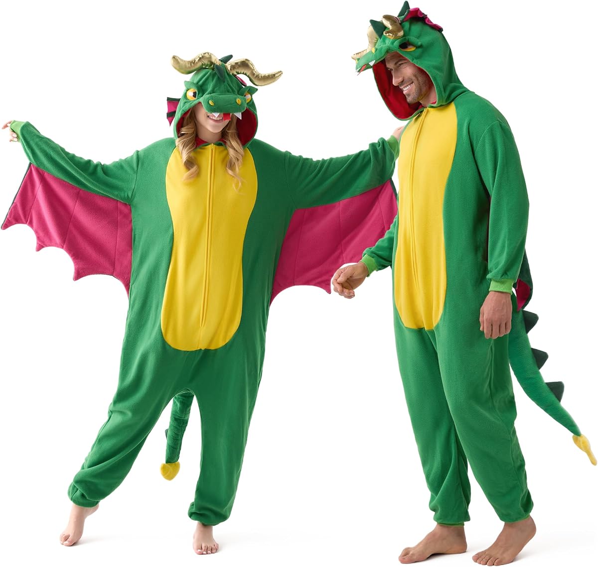 Spooktacular Creations - Pijama de peluche unisex para adulto