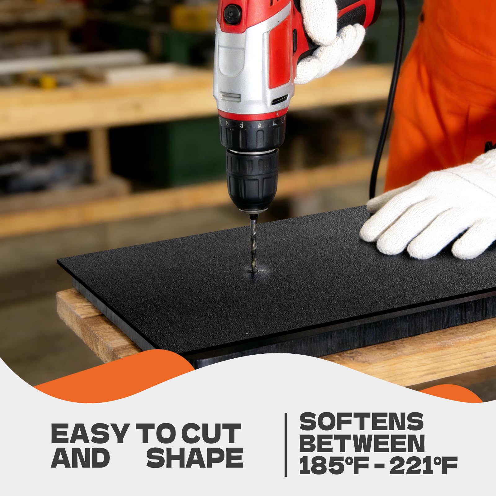 Black ABS Plastic Sheets - Heat Moldable DIY Panels -6 Black ABS Plastic Sheets - Heat Moldable DIY Panels -6