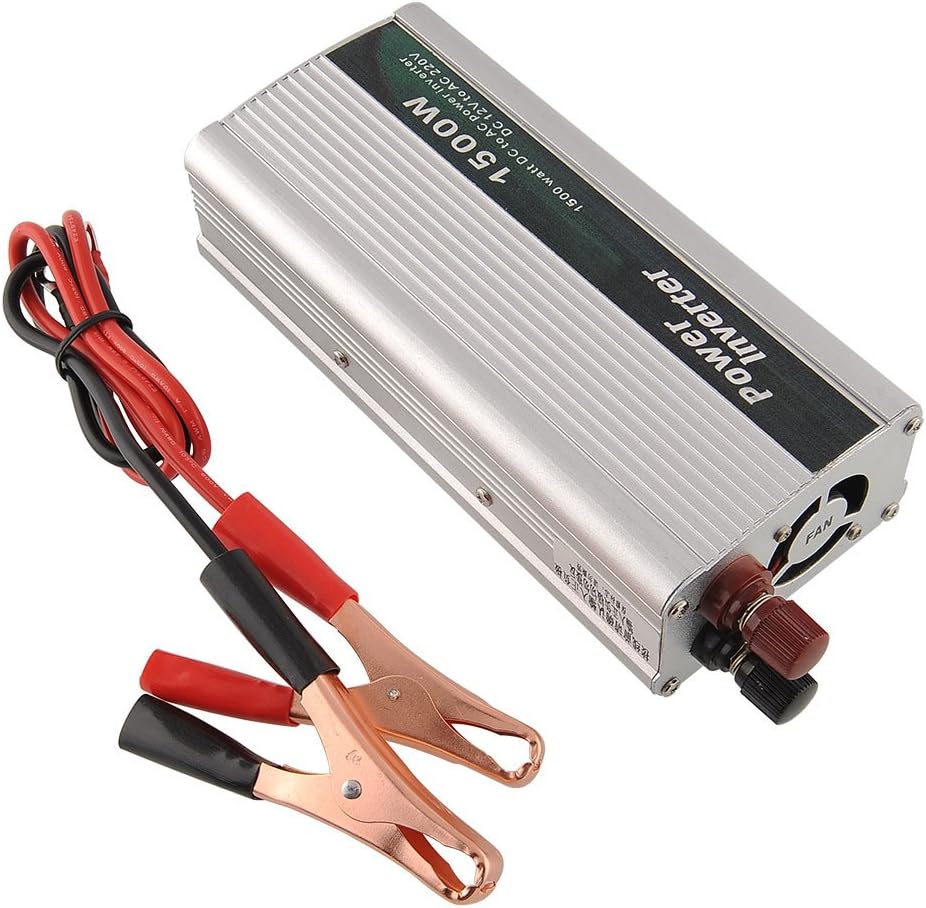 Techvilla® Hot DC 12V to AC 220V 1500W 1500 Watt Auto Car Boat Power Inverter Charging Charger Converter Adapter Home