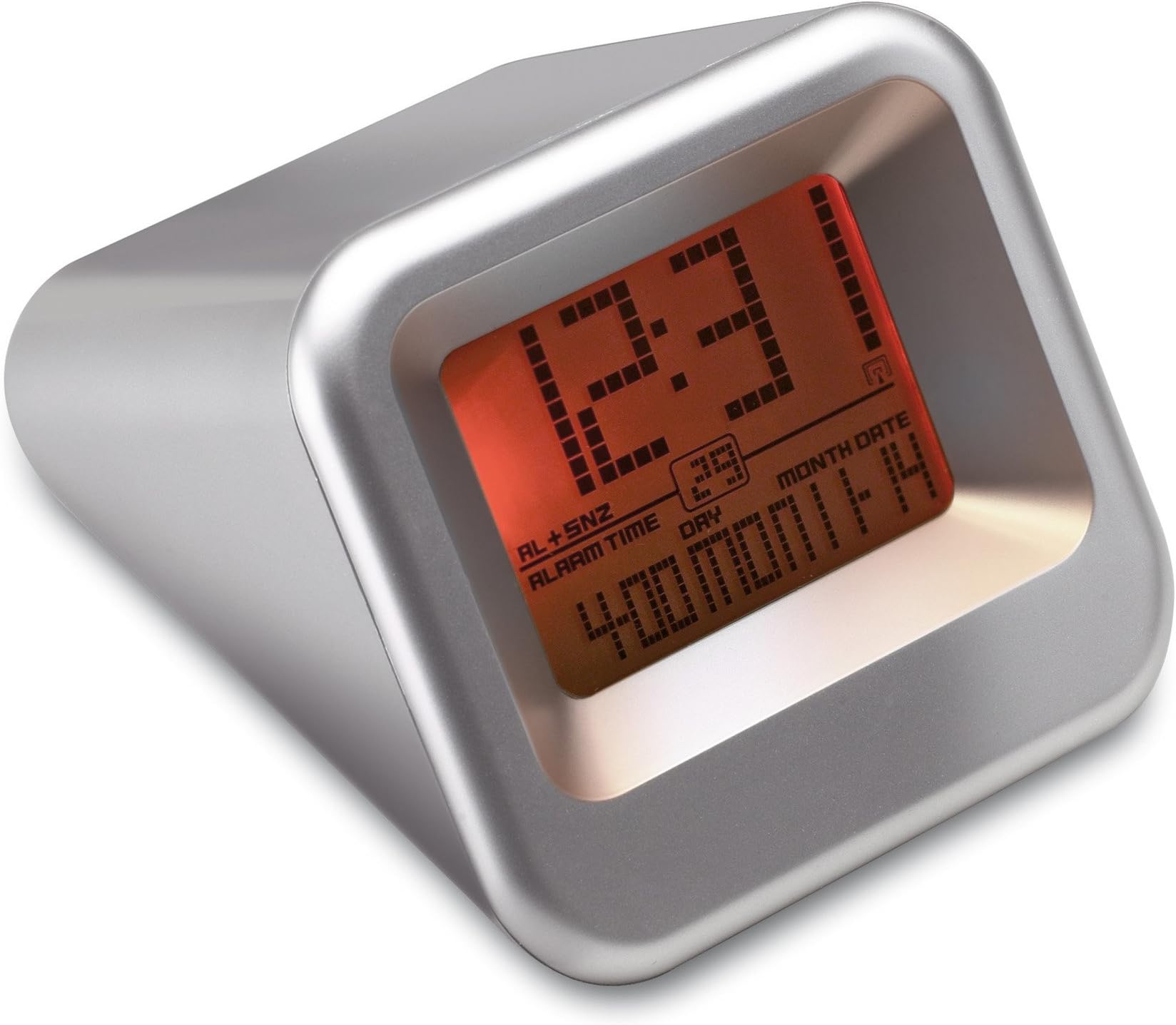 Travel Digital Alarm Clock With Auto-Time Set - Calendar Function - Back-light Screen (Batteries Included)