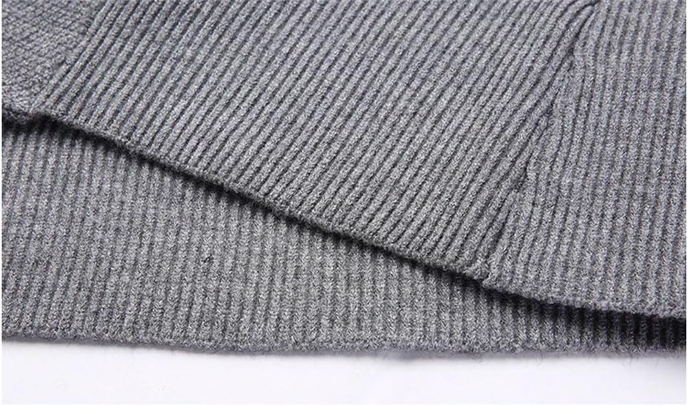 Men's Korean Cardigan Sweater Long Sleeve Slim Fit Woolen Knitted Jacket Business Casual Gentleman Coat