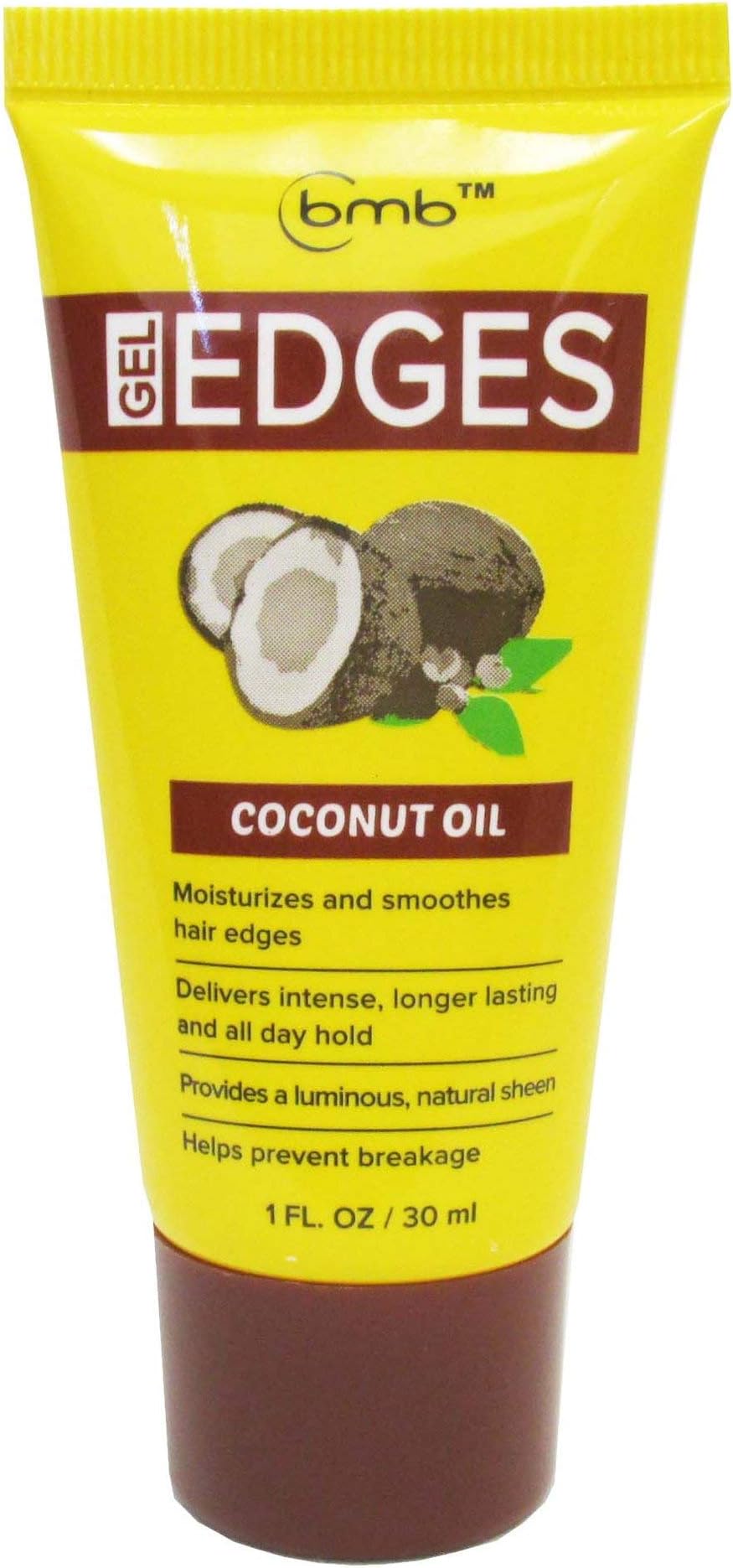 BMB Coconut Oil Edge Gel 1 Oz (ONE PACK)
