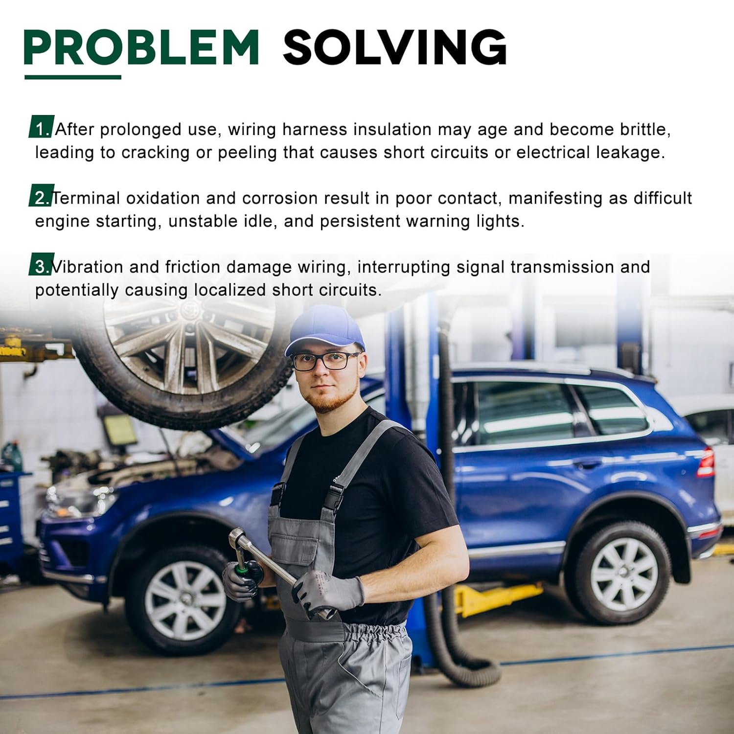 6L2Z-9D930-BA 4.0L Engine Wiring Harness Compatible with 2006-2007 Ford Explorer & Explorer Sport Trac, Mercury Mountaineer Replace 6L2Z9D930BA