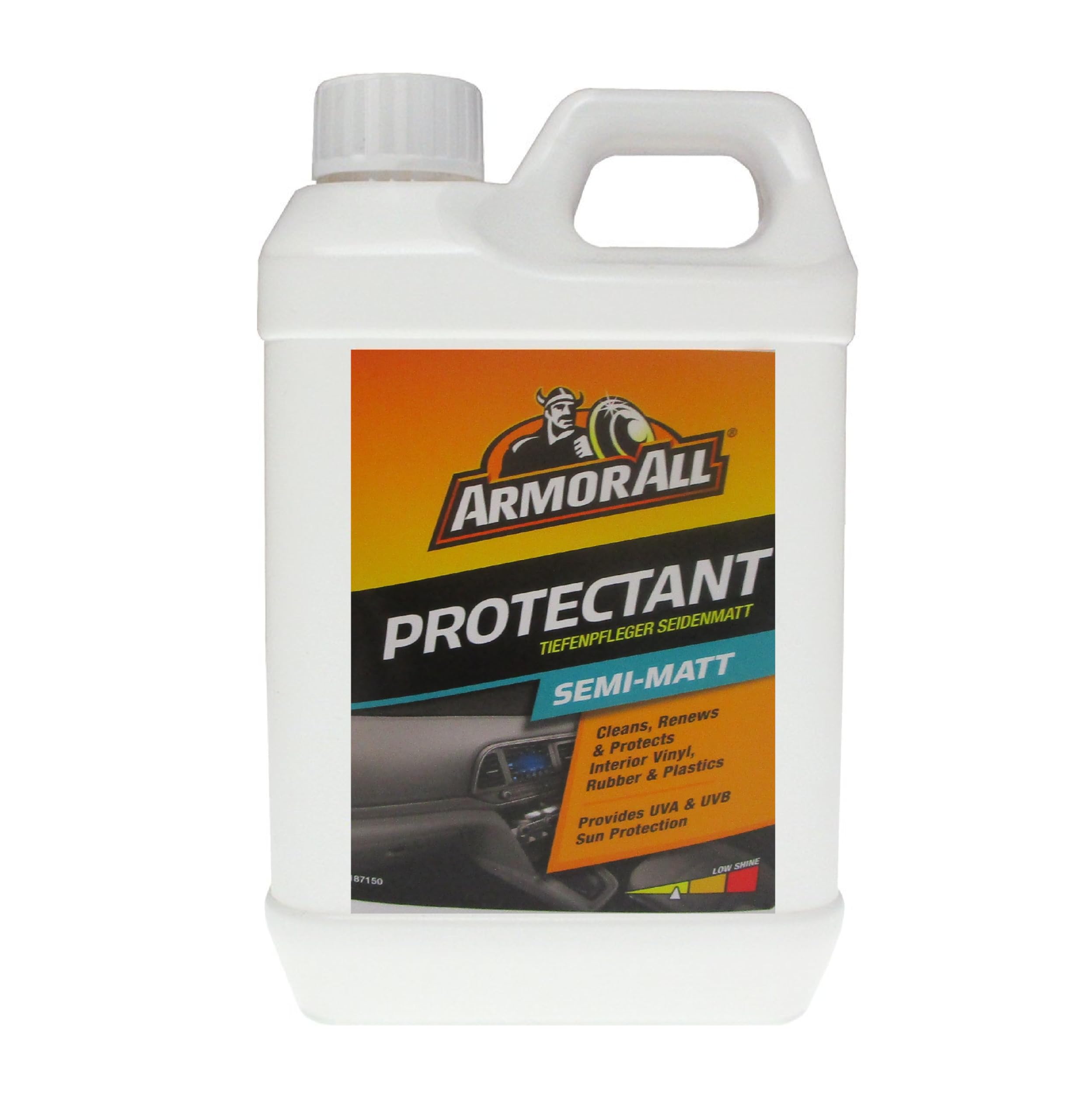 ARMOR ALL Kunststoff-Tiefenpfleger seidenmatt 2000 ml für Vinyl, Gummi, behandeltes Leder, versiegeltes Holz u.v.m.