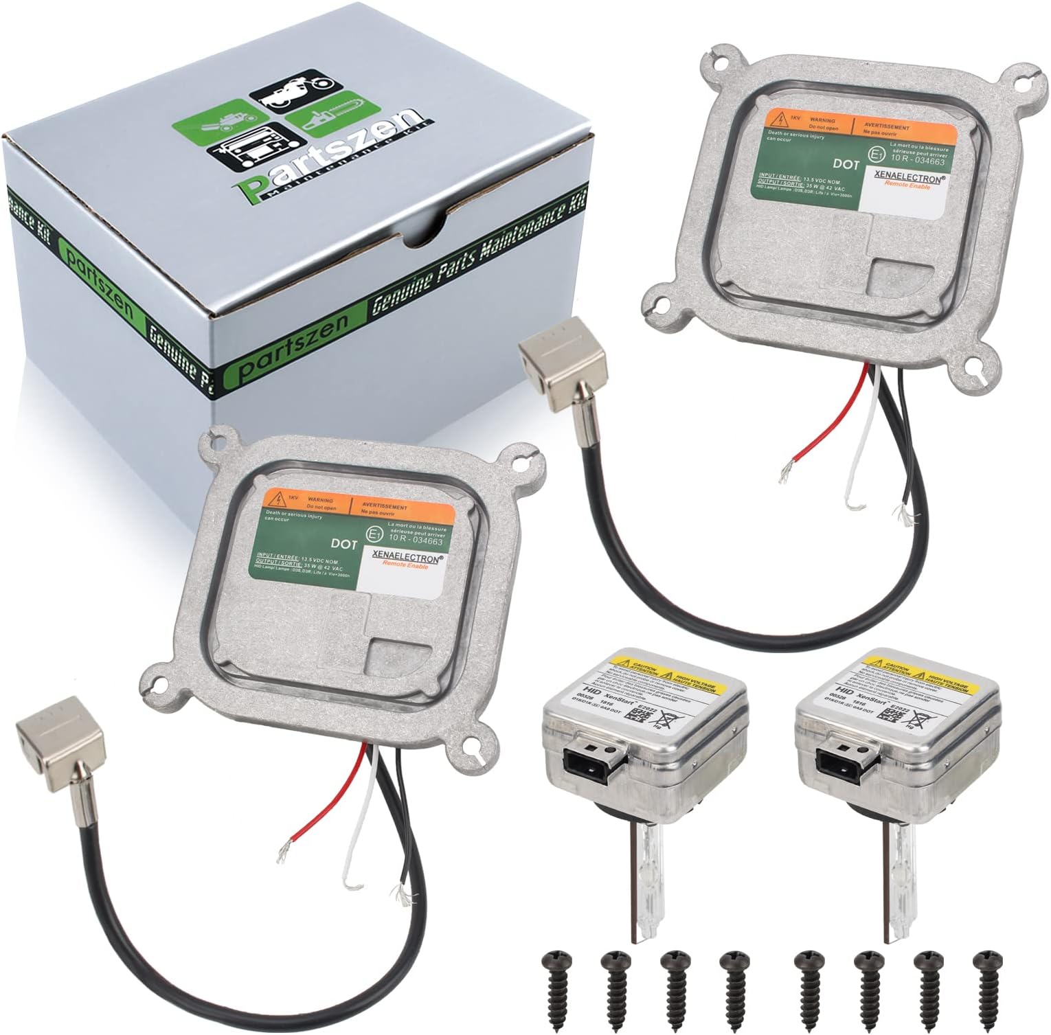 partszen 8A5Z13C170A Xenon Headlight Ballasts for Ford