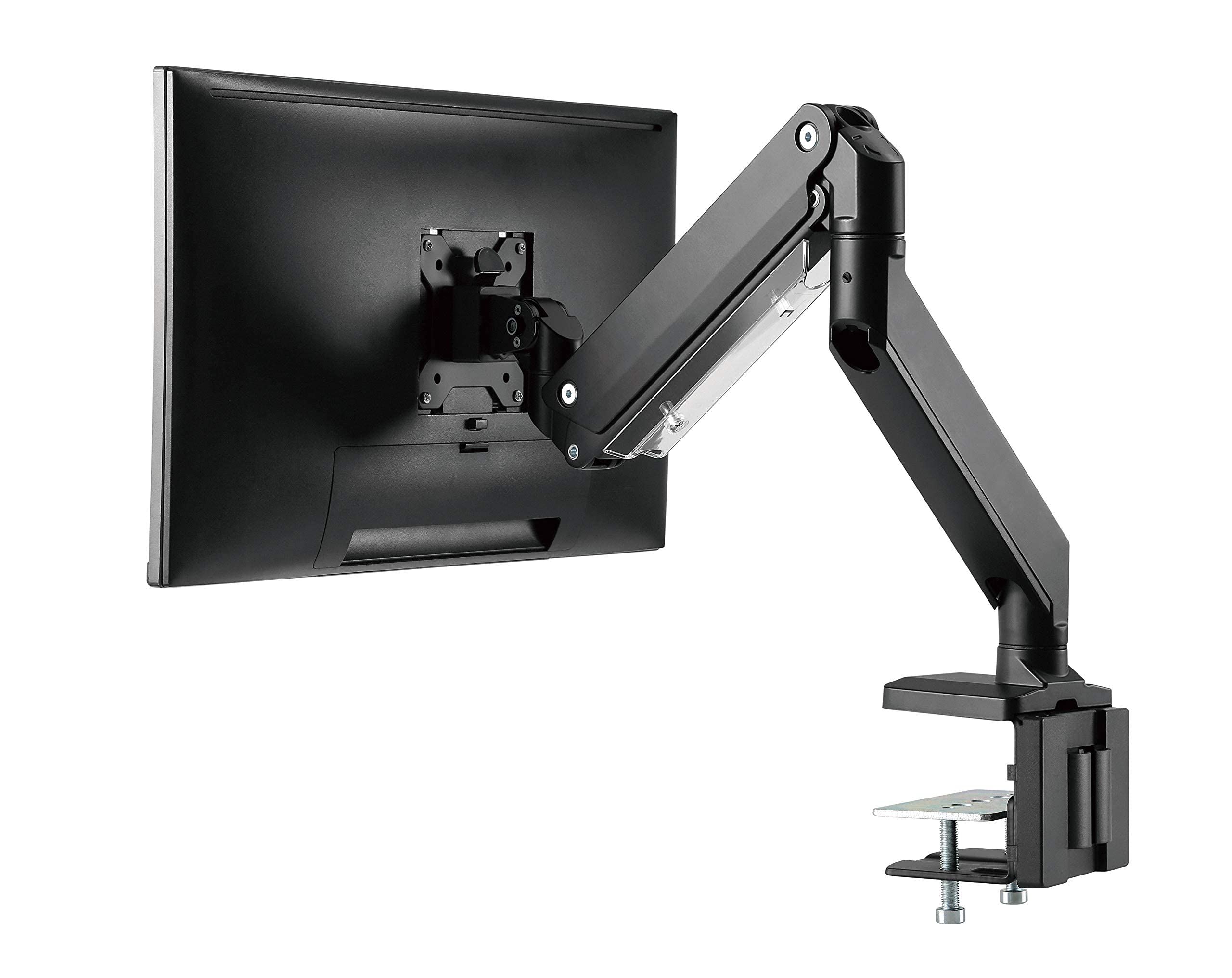 HALTERUNGSPROFI Support avec ressort à gaz Extra fort pour moniteurs LED et LCD jusqu'à 35 pouces 15kg VESA 75x75 100x100 OFFICE-GS512A