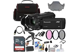 Panasonic HC-VX981K 4K Ultra HD Camcorder Ultimate Accessory Bundle
