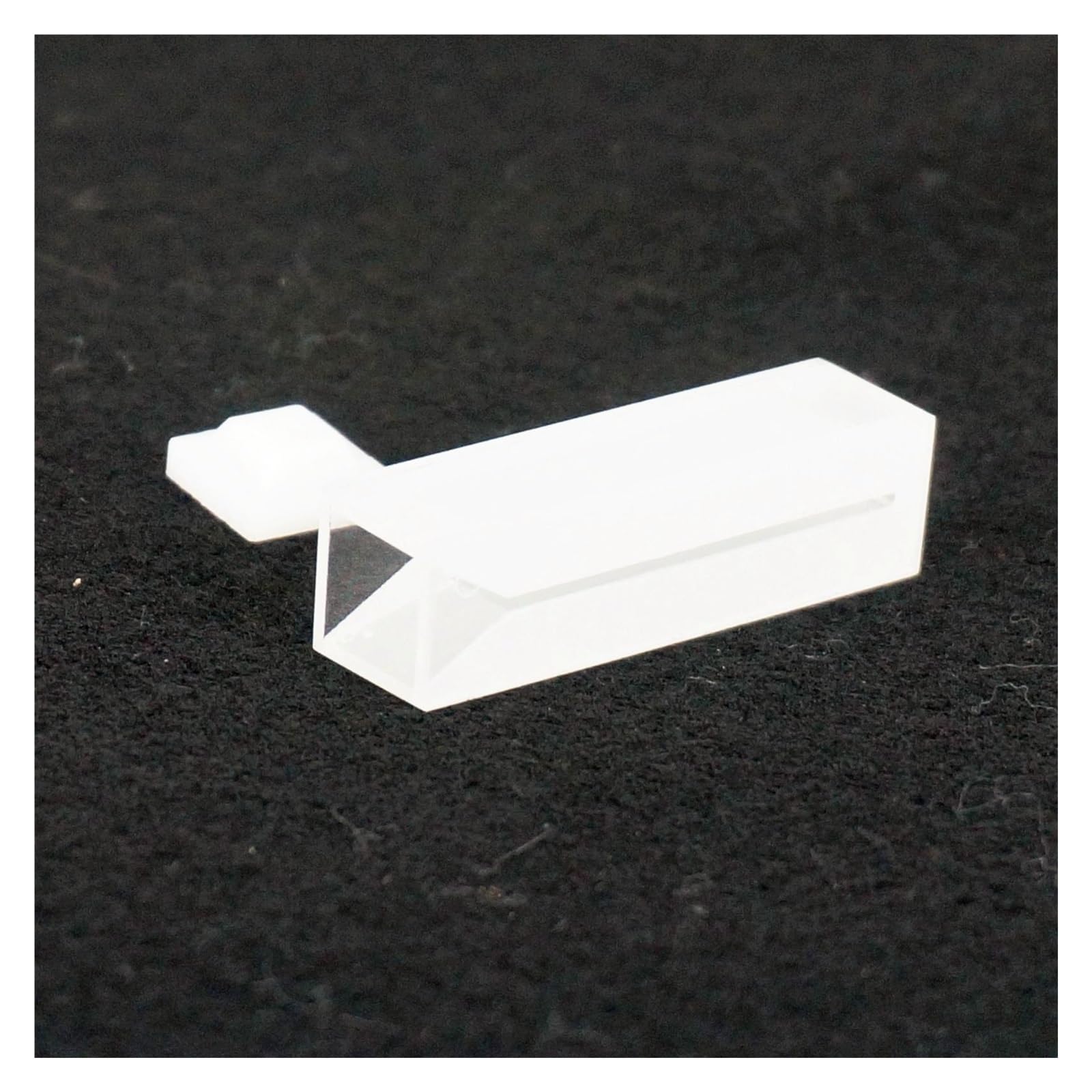 MENGKE 350ul 10mm Path Lenth Micro Cubeta De Cuarzo Con Paredes Heladas Y Tapa