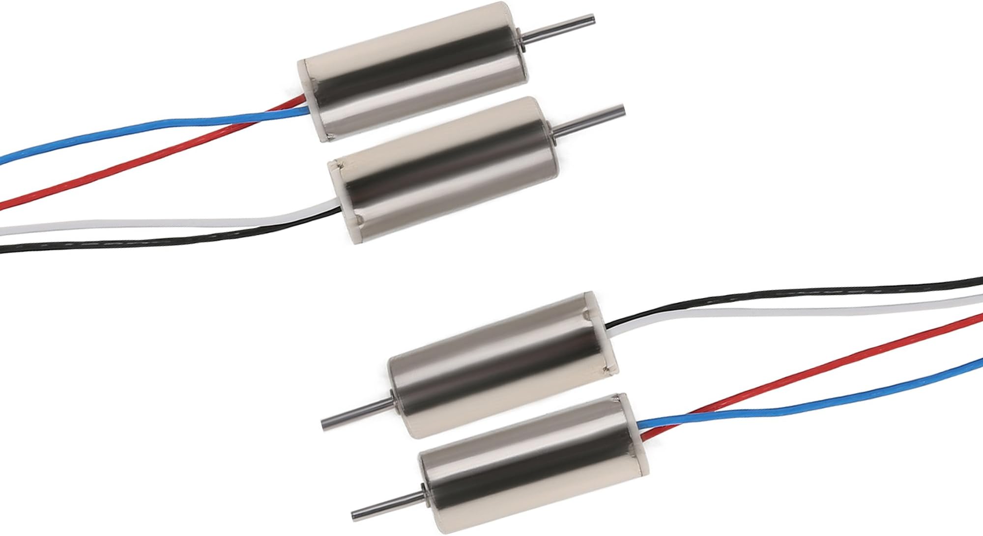 Holyton 4PCS Original Motors Spare Parts for Holy Stone HS190 HS190W Foldable Mini Nano RC Quadcopter Drone