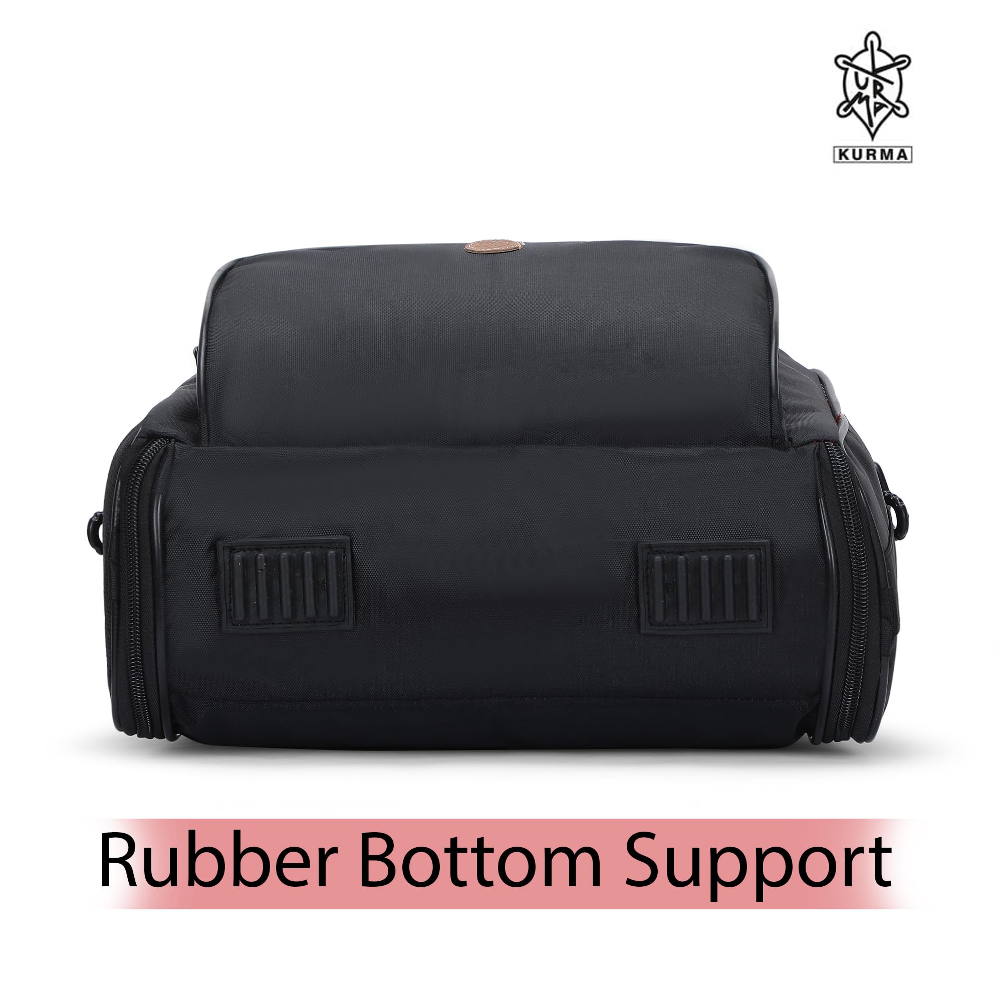 KURMA Cinema Sack 9.5 Liter Polyester Professional Portable Projector Travel Bag and Carrying Case with Soft Detachable Shoulder Strap fits 13 Inch (KFBACBLK18-0724, Black) - Image 7 thumbnail