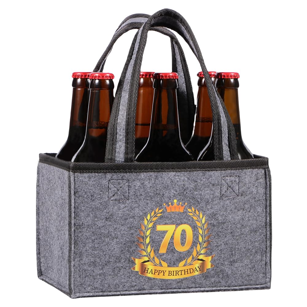 Anicy Weihnachten Geschenke Flaschentasche Filz, Lustige Geschenke für Männer und Frauen, Geburtstagsgeschenk für Männer und Frauen, Witzige Männergeschenke Männerhandtasche Bier
