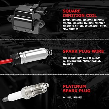 Amazon.com: FILTERUP 8Pcs UF271 Square Ignition Coils with