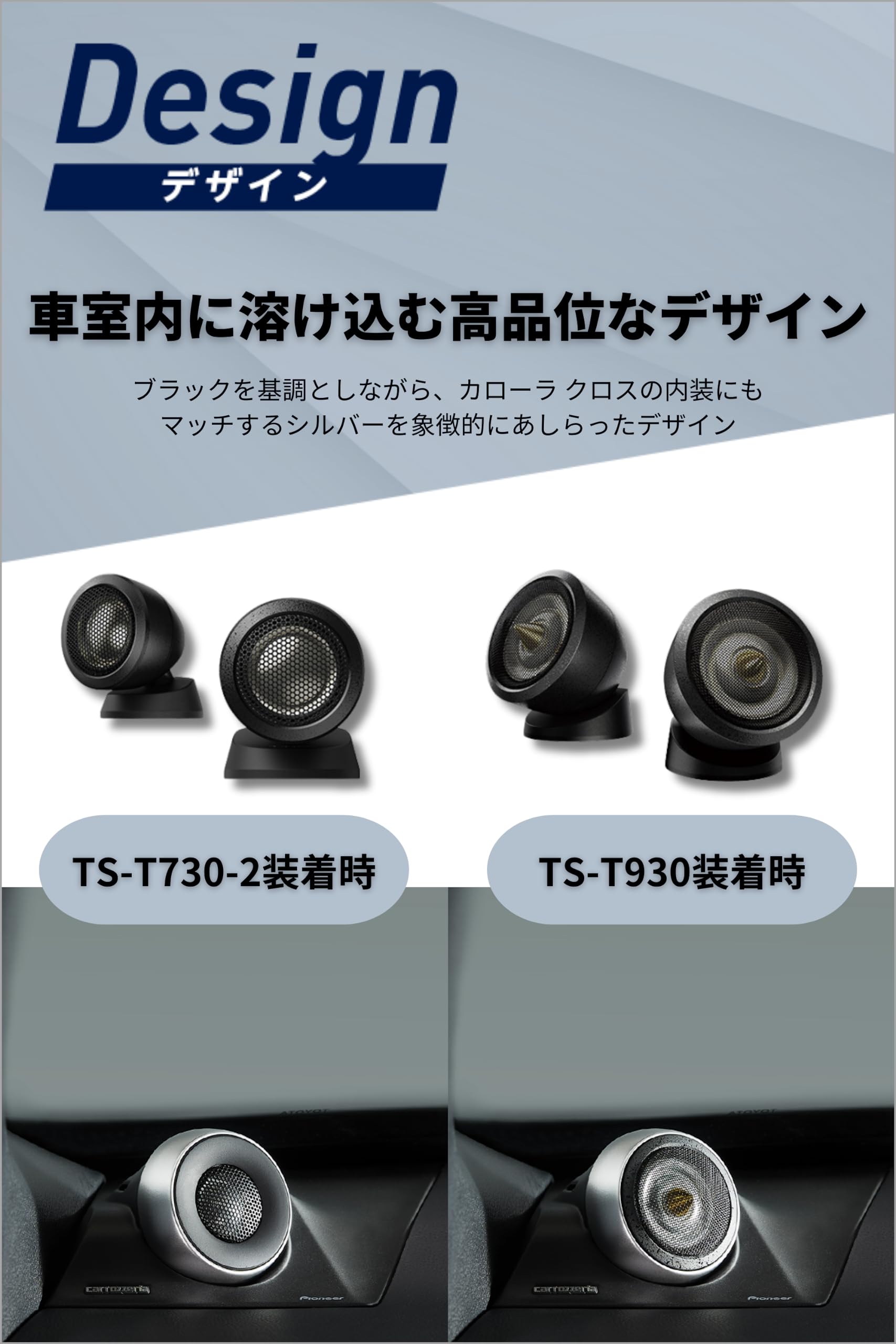 Amazon | Pioneer トゥイーター取付キット UD-K305 カローラクロス専用