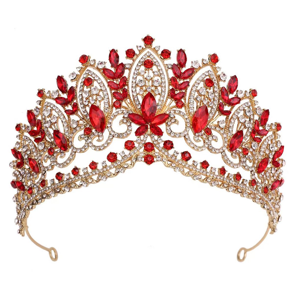 New women crown Tiaras Bridal Rhineshtone Princess Birthday Crystal Tiara