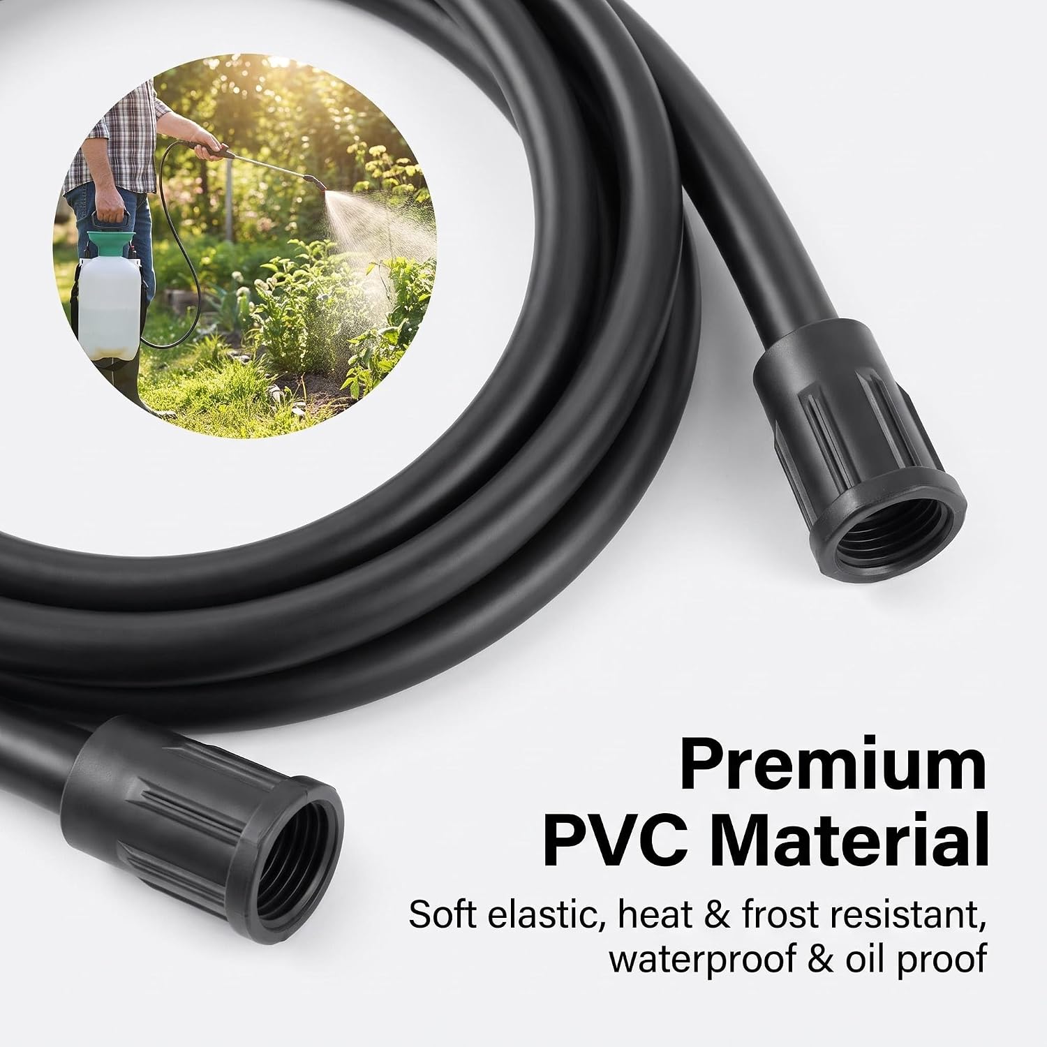 Garden Sprayer Hose PVC, Fits Ryobi and Most 1–4 gal Backpack Sprayers image 3