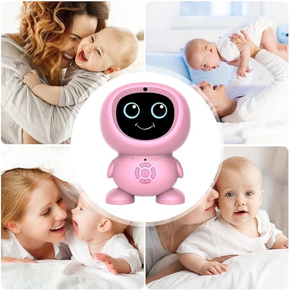 AI Portable Smart Learning Machine - Electronic Interactive Talking Robot Voice Activated Tech, Built-In Speaker System + Intuitive Control Panel | Toughened Matte Finish Safety Case For Boys & Girls