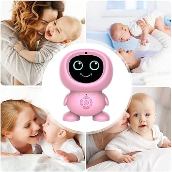AI Portable Smart Learning Machine - Electronic Interactive Talking Robot Voice Activated Tech, Built-In Speaker System + Intuitive Control Panel | Toughened Matte Finish Safety Case For Boys & Girls
