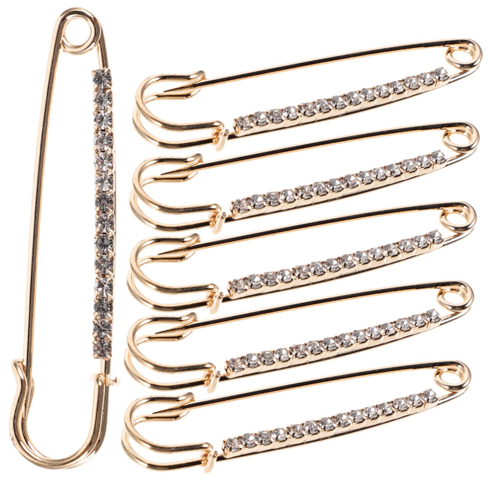 VILLCASE 48stücke Strass Sicherheitsnadeln Elegante Broschen Für Kleidung Bastelprojekte Und Festlichkeiten Robuste Und Zuverlässige Anstecknadeln Vielseitig Einsetzbar