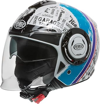 Premier CASCO COOL RD 12,AZZURRO/BIANCO/NERO,XS : Amazon.it: Sport e tempo  libero
