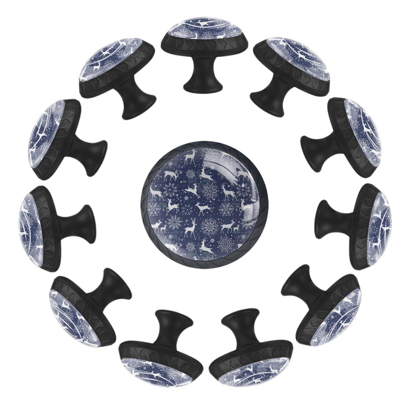 Boutons de tiroir cerfs d'hiver 35 mm pour relooker facilement une vieille commode en bois