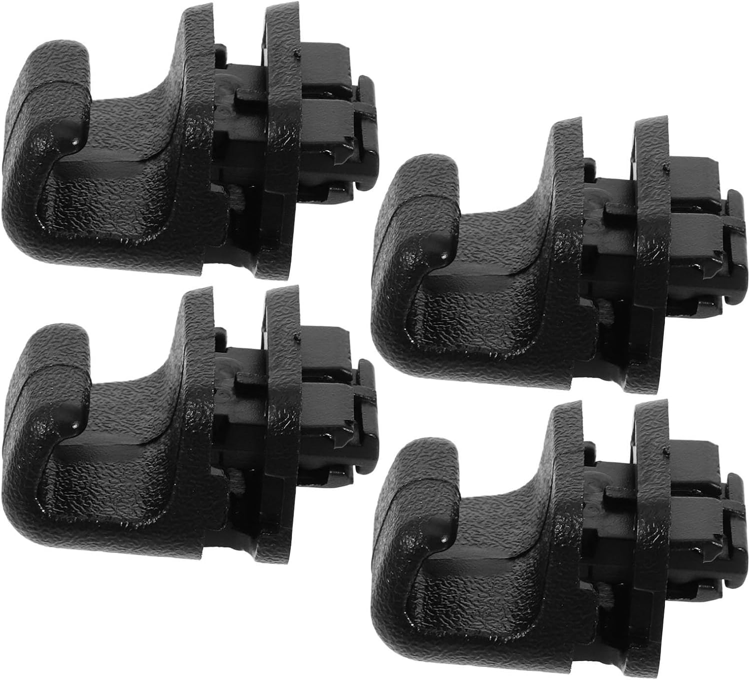4pcs Plastic Door Curtain Hooks Replacement Parts with Hook Design Fit for Rear Door Window Drapery Accessories Suitable for Home and Business Use
