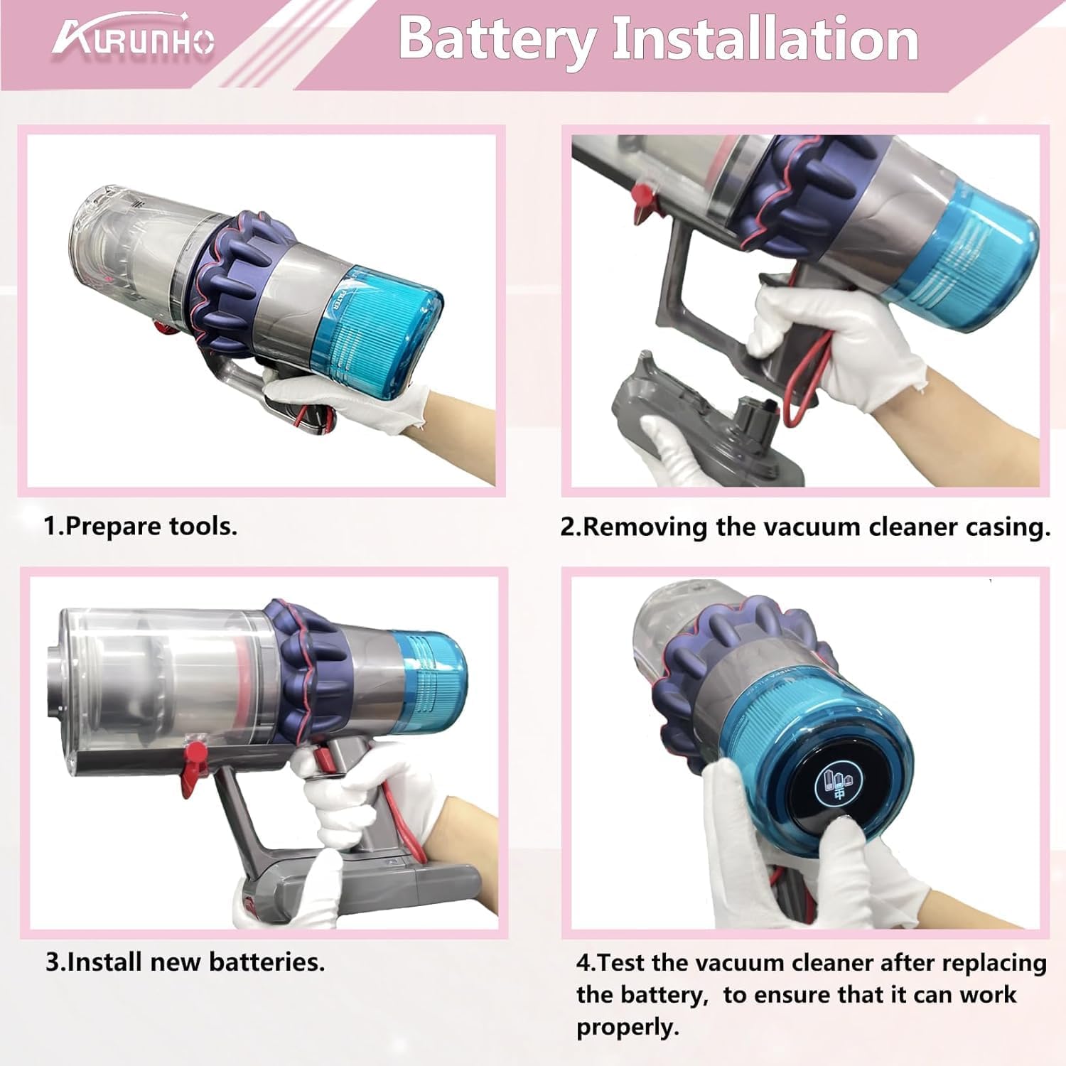 V11 V15 Click in Battery Replacement for V11 Outsize V11 Animal V11 Total Clean V11 Absolute + Extra + Pro V11 Torque Drive V15 Detect SV16 SV27 970938-01 (for Click-in Battery Only)